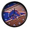 The Memory Company 11.5" Blue and Brown NCAA Boise State Broncos Wall Clock